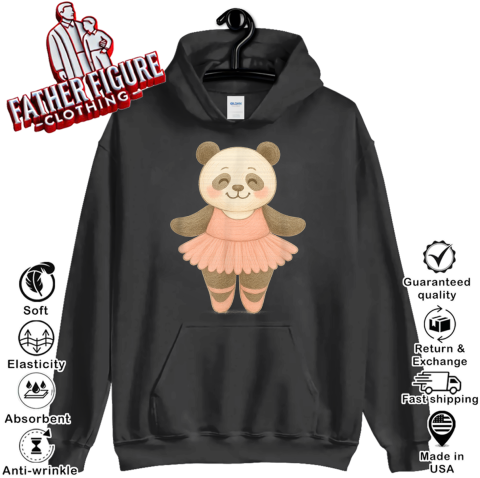 Adorable Ballerina Panda Hoodie