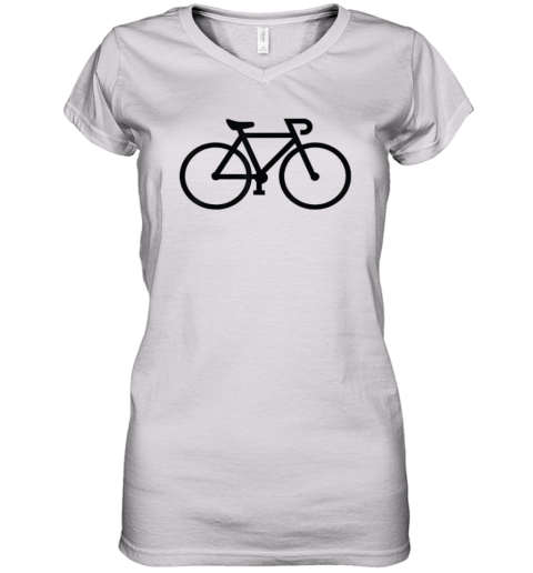 Bicycle American Lady In Pakistan Women039S V Neck T Shirt