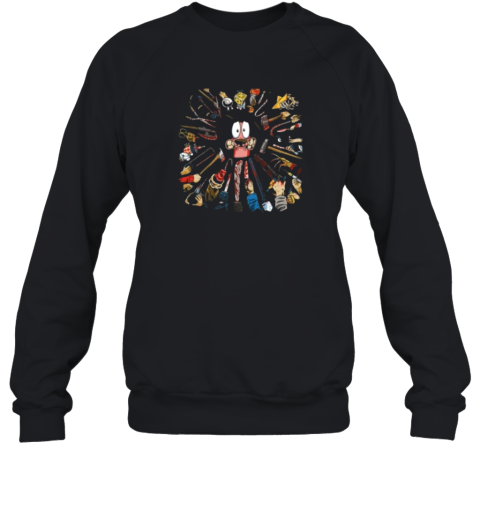 Courage Wick Courage The Cowardly Dog Sweatshirt