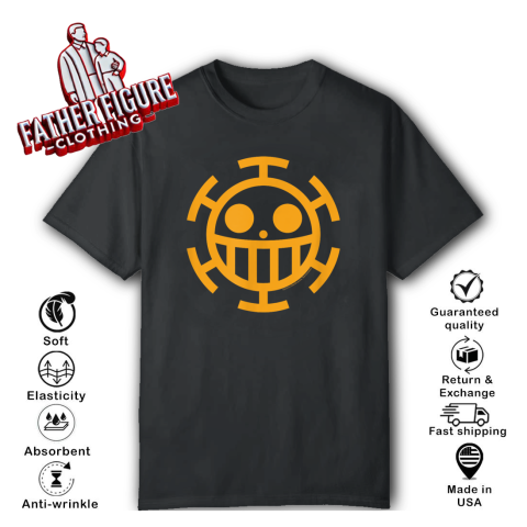 Anime Trafalgar Law Icon Cosplay T Shirt