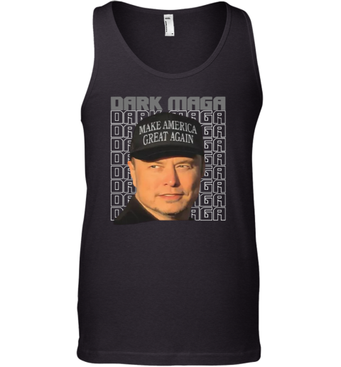Elon Musk Dark Maga Tank Top