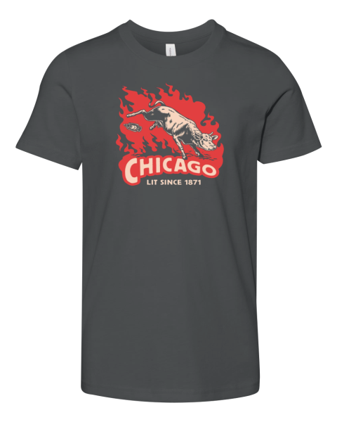 Chicago Lit Since 1871 Premium Youth T Shirt