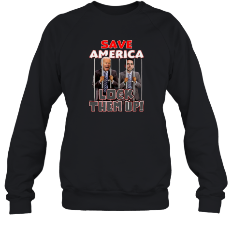 Corrupt Biden Family Lock Them Up Put Joe Amp Hunter Crooks In Jail Sweatshirt