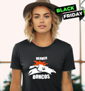 Denber Boncos Denver Broncos Parody Logo Women039S T Shirt