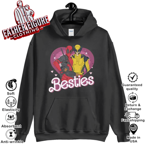 Deadpool Wolverine Besties Forever Hoodie