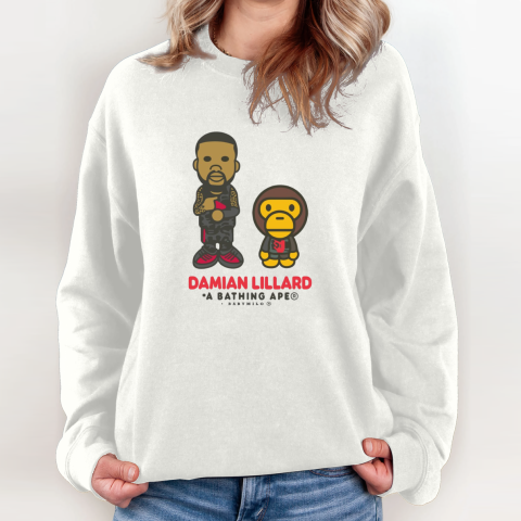 Damian Lillard X A Bathing Ape Baby Milo Sweatshirt