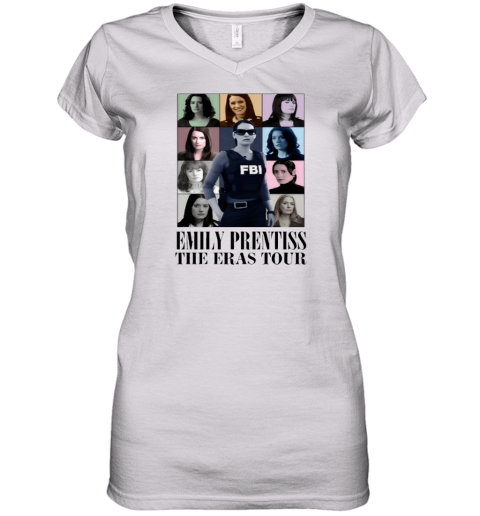 Emily Prentiss The Eras Tour 2024 Women039S V Neck T Shirt