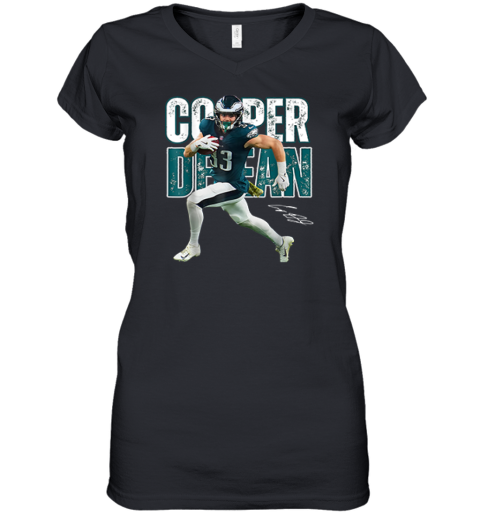 Cooper Dejean Philadelphia Eagles Women039S V Neck T Shirt