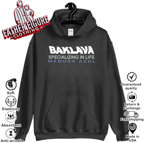 Action Bronson Baklava Specializing In Life Medusa Azul Hoodie