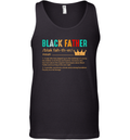 Black Father Definition Tank Top