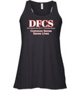 Dfcs The Department Of Fuck Common Sense Racerback Tank