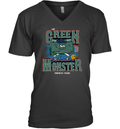 Boston Red Sox The Green Monster Fenway Park V Neck T Shirt