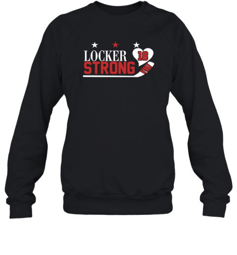 Craig Laughlin Locker Strong18 Heart Hockey Sweatshirt