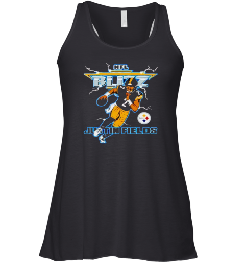 Blizz Justin Fields Pittsburgh Steelers Racerback Tank