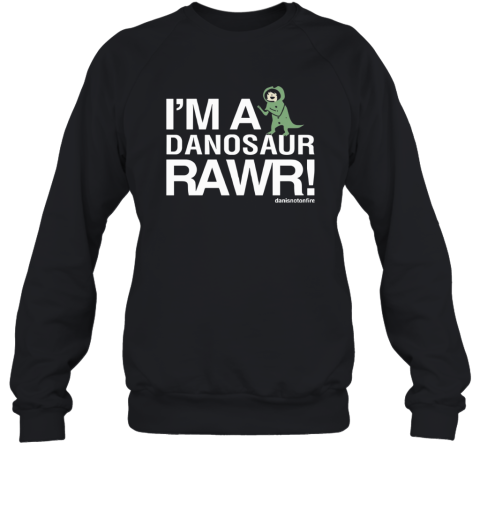 Danisnotonfire I039M A Dinosaur Rawr Sweatshirt