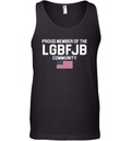 American Flag Proud Member Of The Lgbfjb Community Tank Top
