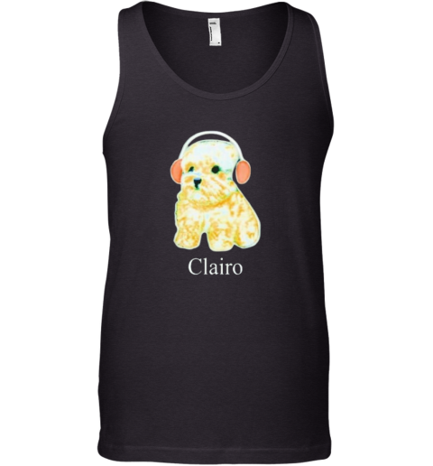 Clairo Dog With Headphones Tank Top