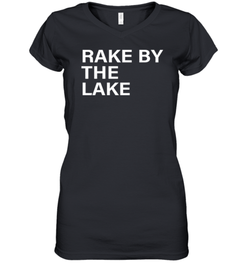 Chicago Cubs Rake By The Lake Women039S V Neck T Shirt