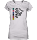 Eure Vielfalt Kotzt Mich An Women039S V Neck T Shirt