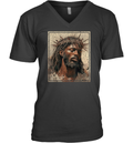 Black Jesus V Neck T Shirt