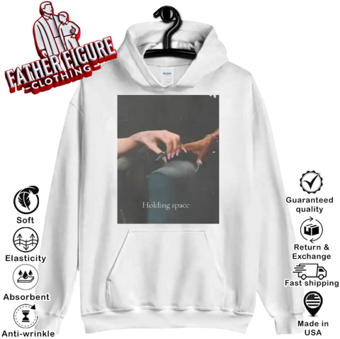 Ariana Holding Cynthia Finger Holding Space Wicked Hoodie