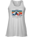 Defiantls Gulf Of America Where Freedom Meets The Coast Racerback Tank