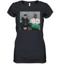 Cooper Dejean X Quinyon Mitchell Eagles Football Women039S V Neck T Shirt