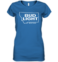 Bud Light Montana Women039S V Neck T Shirt