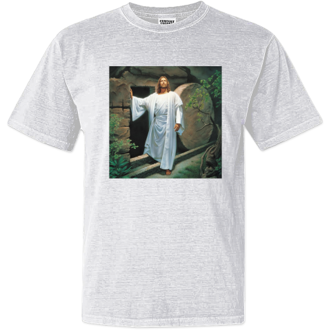 Do You Believe In The Resurrection Of Jesus Dyed Heavyweight T Shirt