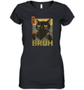 Cat Bruh Meme Japanese Anime Women039S V Neck T Shirt