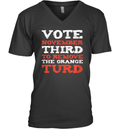 Anti Trump 2024 Election Remove The Orange Turd V Neck T Shirt