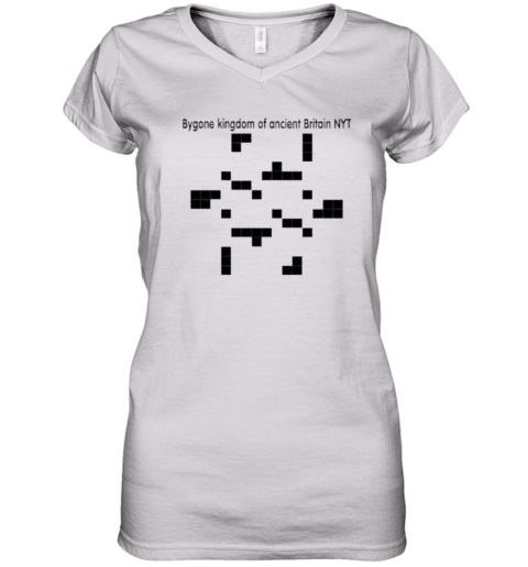 Bygone Kingdom Of Ancient Britain Nyt Women039S V Neck T Shirt