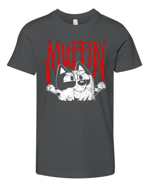 Bluey Muffin Metal Premium Youth T Shirt