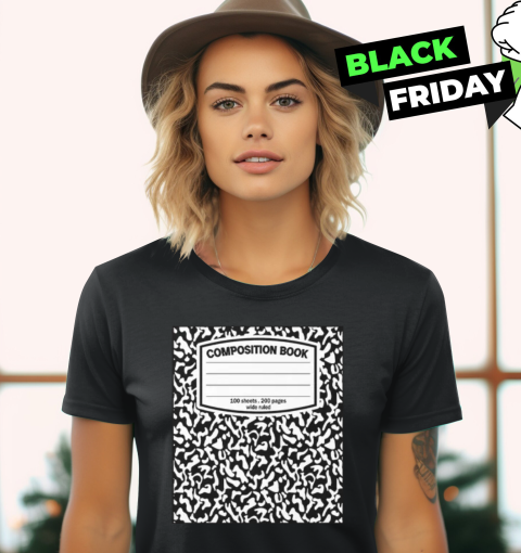 Composition Book Notebook Women039S T Shirt