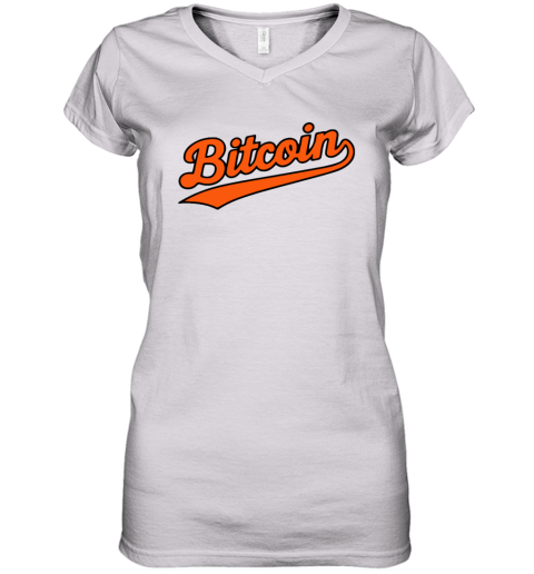 Bitcoin Birds Women039S V Neck T Shirt