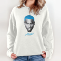 Amon Ra St Brown Blue Hair Sweatshirt