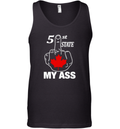 51St State My Ass Canada Middle Finger Tank Top