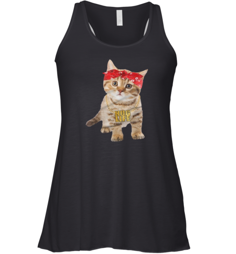 Cat Thug Life Racerback Tank