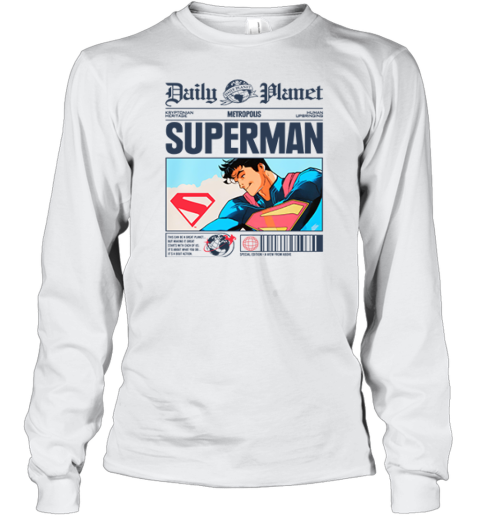 Daily Planet Superman Long Sleeve T Shirt