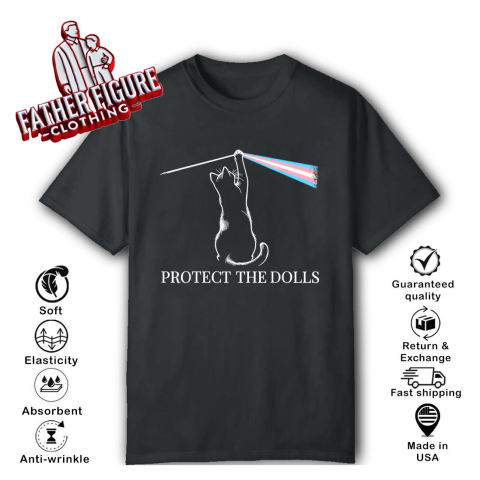 Cat Rock Music Trans Pride Protect The Dolls T Shirt
