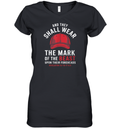 And They Shall Wear The Mark Of The Beast Maga Hat Women039S V Neck T Shirt