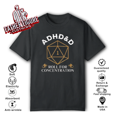 Adhdampd Roll For Concentration Dampd T Shirt