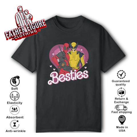 Deadpool Wolverine Besties Forever T Shirt