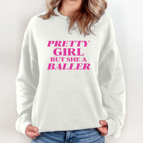 Angel Reese Pretty Girl But She A Baller Sweatshirt