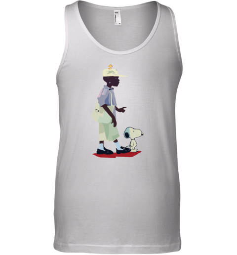 Black Woman Snoopy Peanuts Tank Top