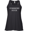 Bruce Ballou Wearing Commies Suck Racerback Tank