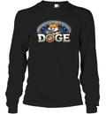 Doge Crypto Meme Department Of Government Efficiency Long Sleeve T Shirt