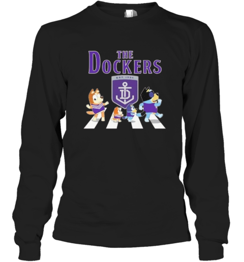Bluey The Dockers Abbey Road Long Sleeve T Shirt