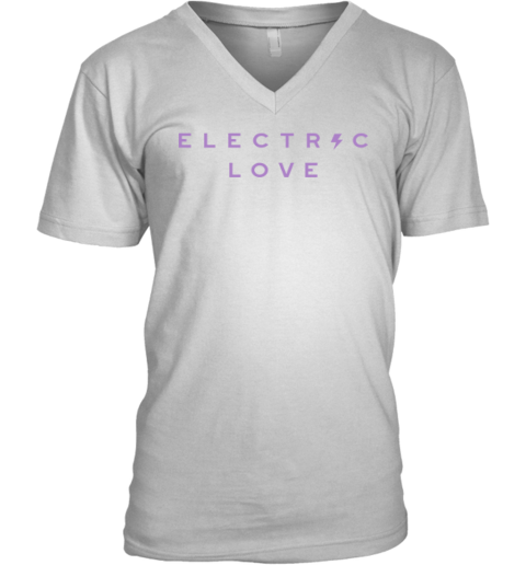 Electric Love Epilepsy Awareness V Neck T Shirt