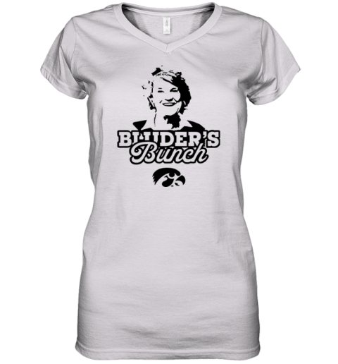 Bluder039S Bunch Iowa Hawkeyes Women039S V Neck T Shirt